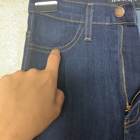 FASHION Nova Dark Wash Power Moves High-Rise Skinny Jeans Size 3 -W 25 - Picture 7 of 15
